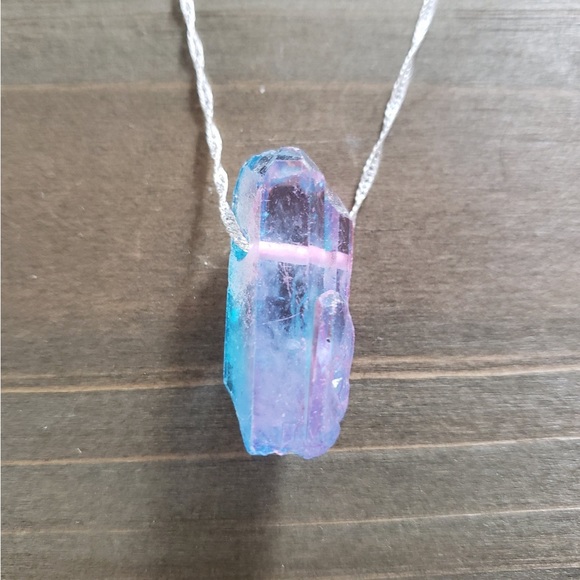 Fairy dust quartz necklace - Picture 2 of 8